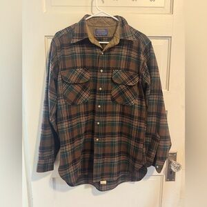 Vintage Wool Pendleton Button Up Made in USA